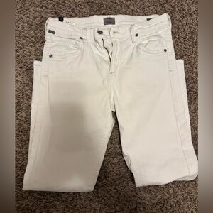 Citizens of Hunamity Cream Straight Leg Jeans